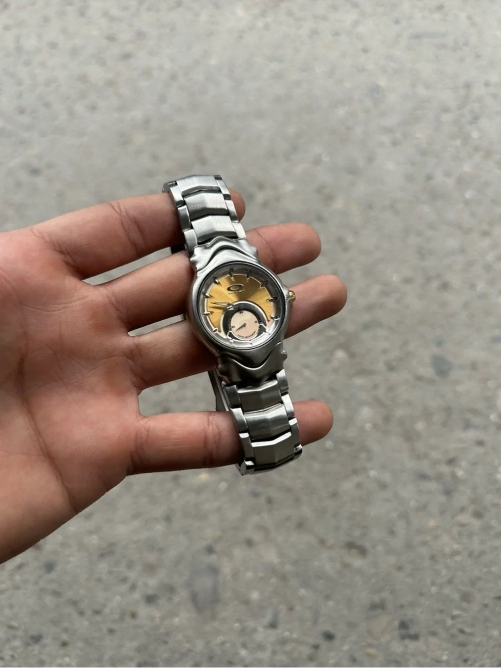 Oakley Two-Tone Gold Dial Jury Watch